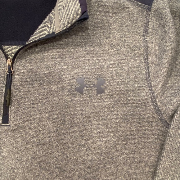 Men's Under Armour Cold Gear Fleece 1/4 Zip Pullover - Picture 4 of 10